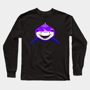 Smiley Shark Long Sleeve T-Shirt